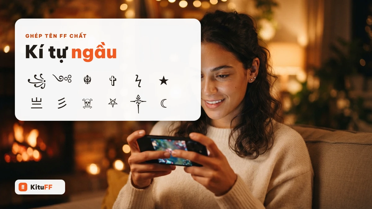Kí tự đặc biệt ngầu để ghép tên FF đẹp